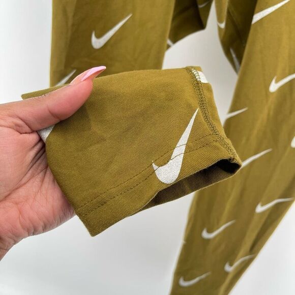 Nike Sportswear Leg-A-See Olive Green Metallic Women’s Leggings Large CJ5024-368 - Picture 11 of 16